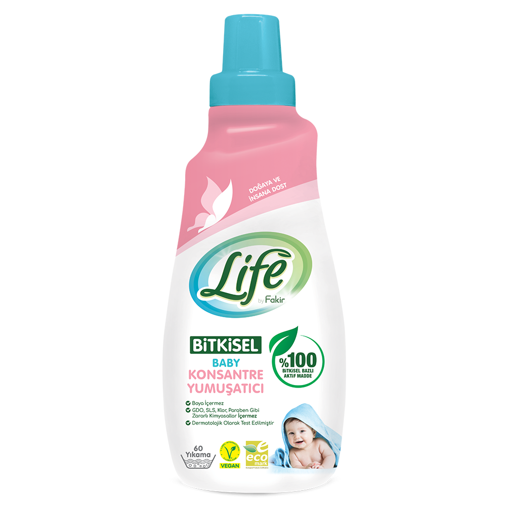 Bitkisel Konsantre Bebek Çamaşır Yumuşatıcısı - Life by Fakir