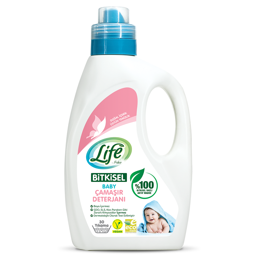 Bitkisel Sıvı Bebek Çamaşır Deterjanı - Life by Fakir